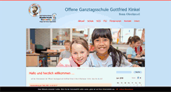 Desktop Screenshot of gottfried-kinkel-grundschule.de
