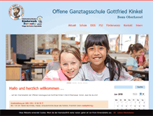 Tablet Screenshot of gottfried-kinkel-grundschule.de